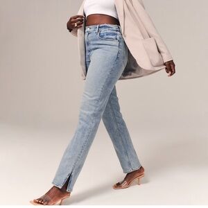 Abercrombie and Fitch 90’s straight slit jean